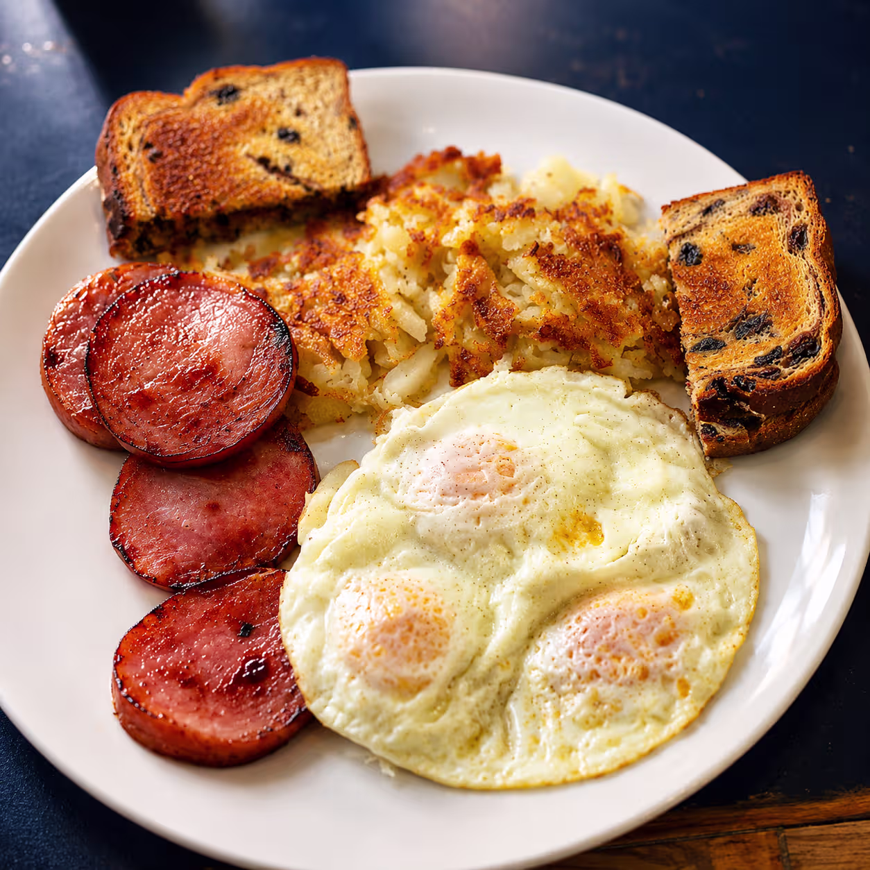 Eggs meat and more photo